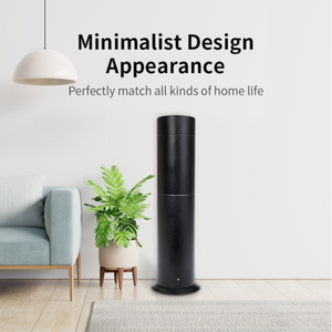 Hot Trend Vault LuxPerfume aroma diffuser with 120ml capacity, metal finish, smart touch control for home, office, and hotel use.
