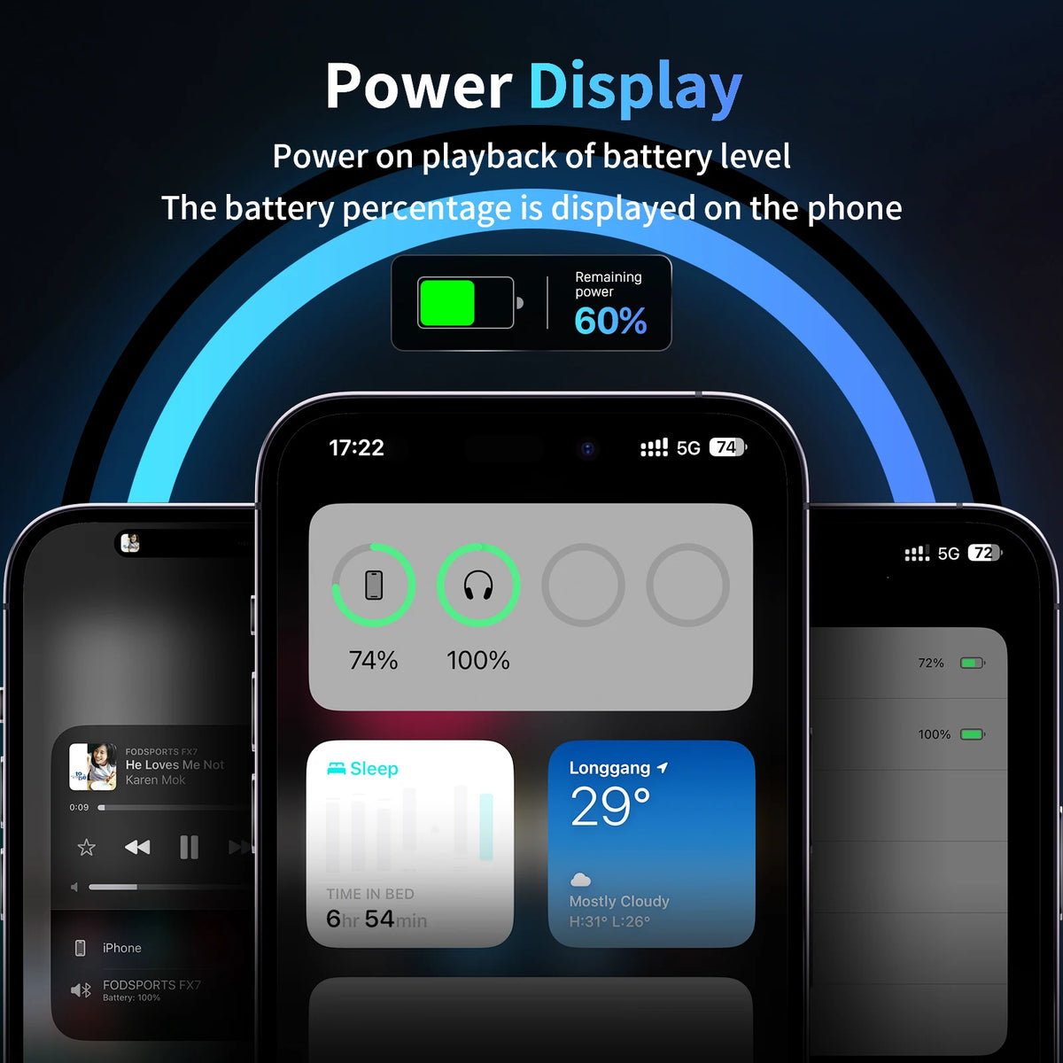 2 pcs Fodsports FX7 Mesh Motorcycle Intercom Bluetooth Helmet Headset BT5.4