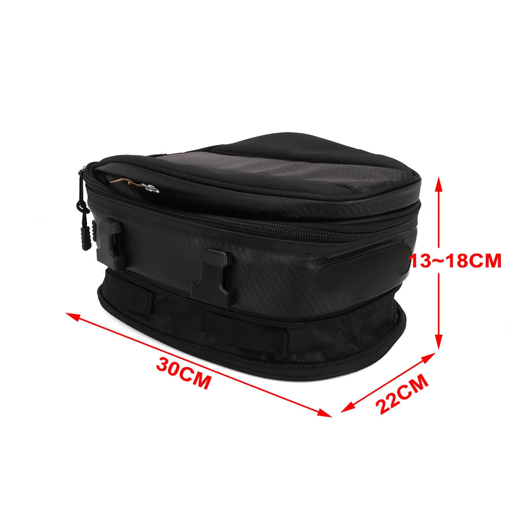 Motorcycles Accessories Tail Bag Rear Seat Bag Back Bags Waterproof Universal Tail Luggage Running Climbing Riding Sport Pack