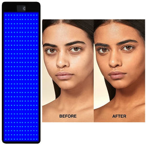 Tanning Lamp Mat 360 PCS Blue Light Massage Yoga Mat Remote Control 8 Modes&20 Gears 100*40CM Solarium Lamp for TanningSkin Care