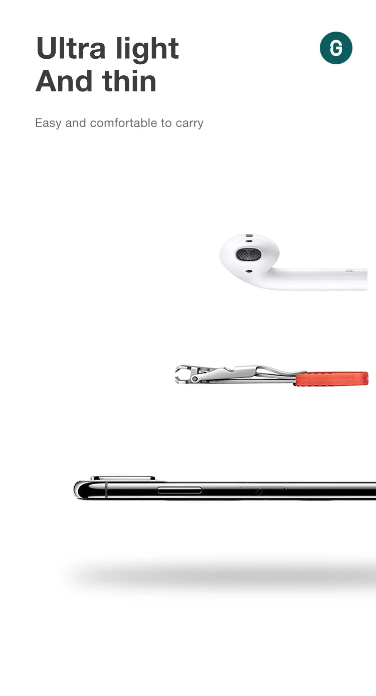 MR.GREEN Compact Nail Clippers Foldable Nail Cutters Manicure Tools Portable Fingernail Clipper With Key Chain Nail Scissors