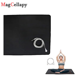 Grounding Mat Sleep Mat EMF Recovery Yoga Mat Improve Energy Release Body Foot With Anti-tangle Earthing Coiled Grounding Cord