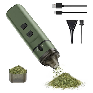 EAS-Green Electric Herb Grinder – One-Touch Operation, Up To 1.5G, Portable Auto Grinding Machine For Dry Spices