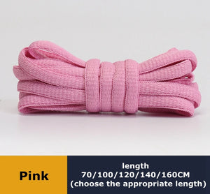 Durable polyester round sport shoelaces for men and women, outdoor accessories by Hot Trend Vault, shown in black color.