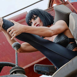 Sexy PU Leather Leggings Women Casual Pants Dance Leggings High Waist Yoga Pants Hips Push Up Gym Leggings Female Sports Pants