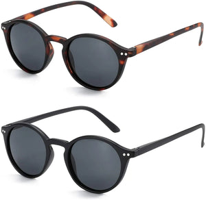 Unisex vintage polarized sunglasses by Hot Trend Vault with UV400 protection, ideal for driving and outdoor wear.