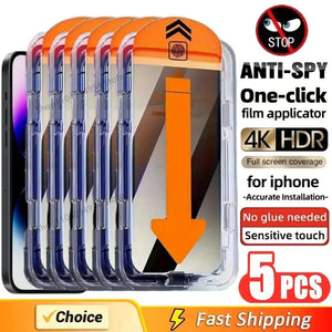 Hot Trend Vault Shukui privacy screen protector for iPhone, anti-spy clear film protecting your screen from side views.