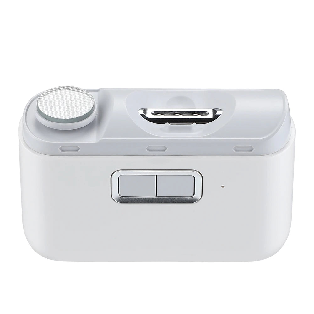 2 in 1 Electric Nail Clipper Automatic Polishing Nail Trimmer Mill Manicure For Baby Adult Nail Cutter Sharpener with Light Safe