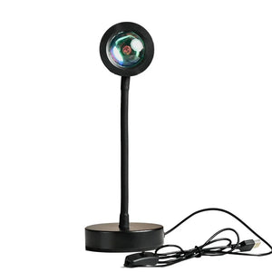 LED Atmosphere Night Light Projector Sunset Lamp AC 220V EU Plug for Bedroom Living Room Gift Background Decoration Lighting