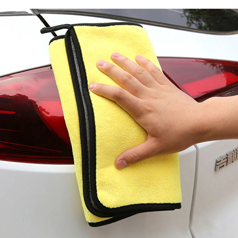 Microfiber Cleaning Towel Extra Soft Super Absorbent Car Cleaning Cloth Professional Detailing Car Drying Towel Wash Accessories