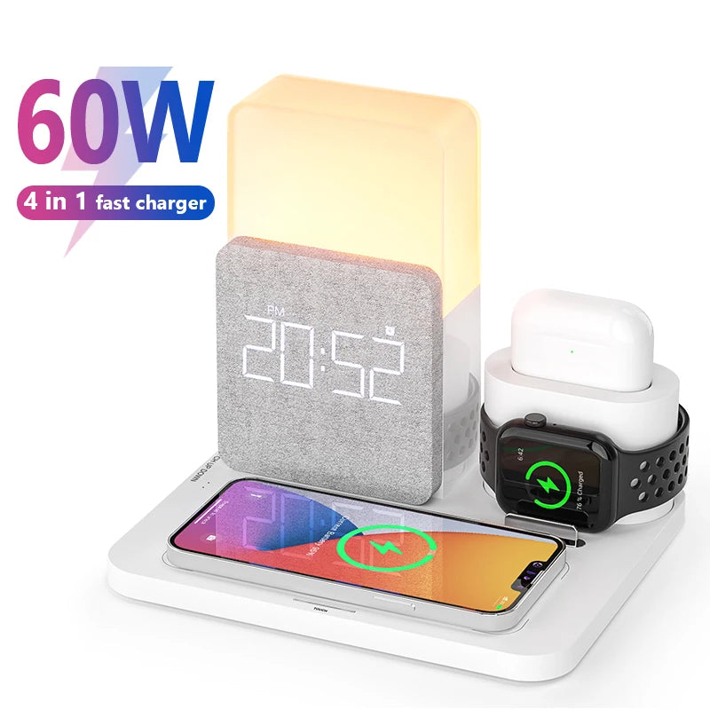 Hot Trend Vault wireless charging stand for iPhone, fast charge power, sleek design for convenient device charging.