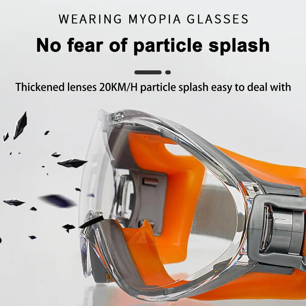 Construction Goggles For Men Angle Grinder Goggles Anti-Fog Woodworking Eyewear Anti-Splash Welding Safety Glasses Dustproof For