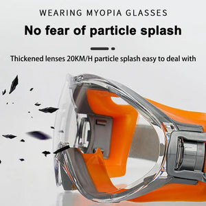 Construction Goggles For Men Angle Grinder Goggles Anti-Fog Woodworking Eyewear Anti-Splash Welding Safety Glasses Dustproof For