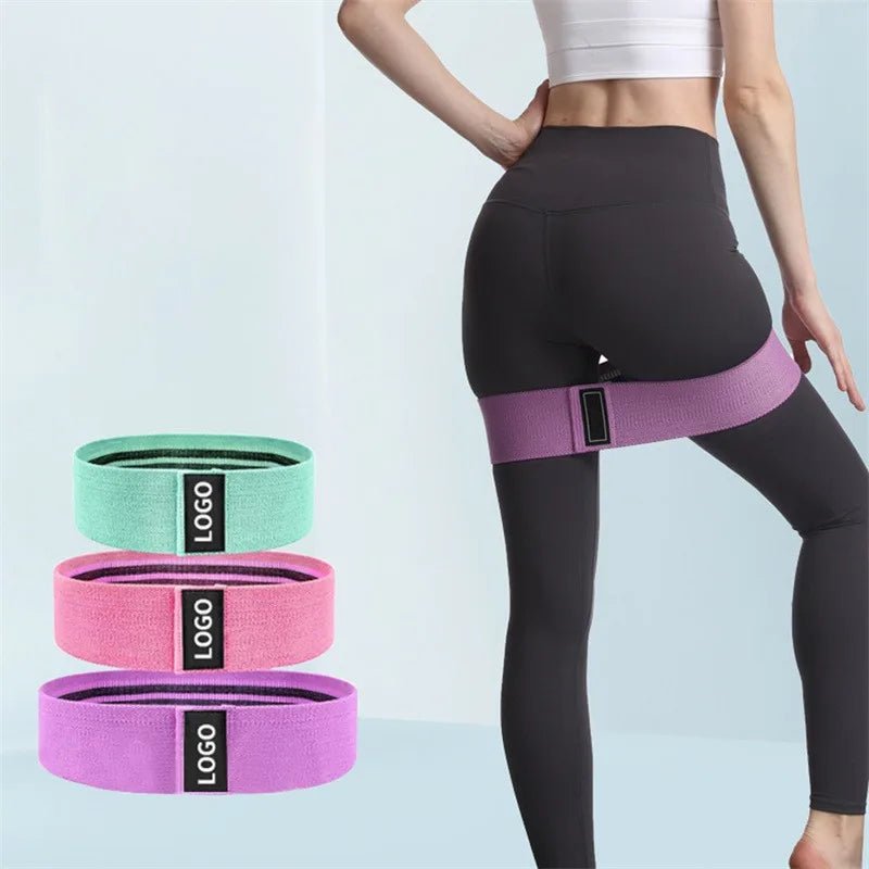 Set of Hot Trend Vault resistance bands for women, ideal for strength training and fitness workouts.