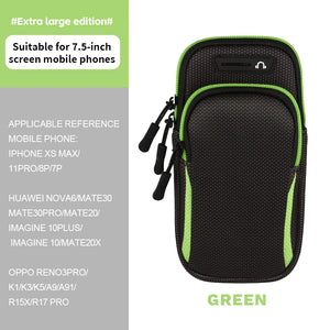 Running phone arm Bag for men and women Arm strap Sports arm Sleeve Artifact Wrist bag Waterproof lightweight outdoor equipment