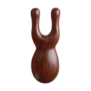 Wooden Gua Sha Facial Tools Head Massager Sandalwood Wood Massage Tool for Face Nose Eye Wood Massage Acupressur Tools