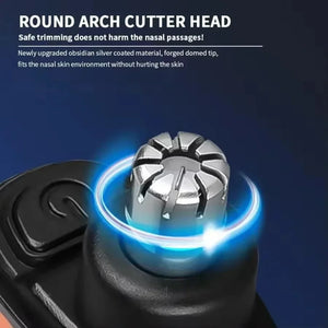 Hot Trend Vault nose hair trimmer with LED light, portable electric grooming tool for travel and everyday nose hair trimming.