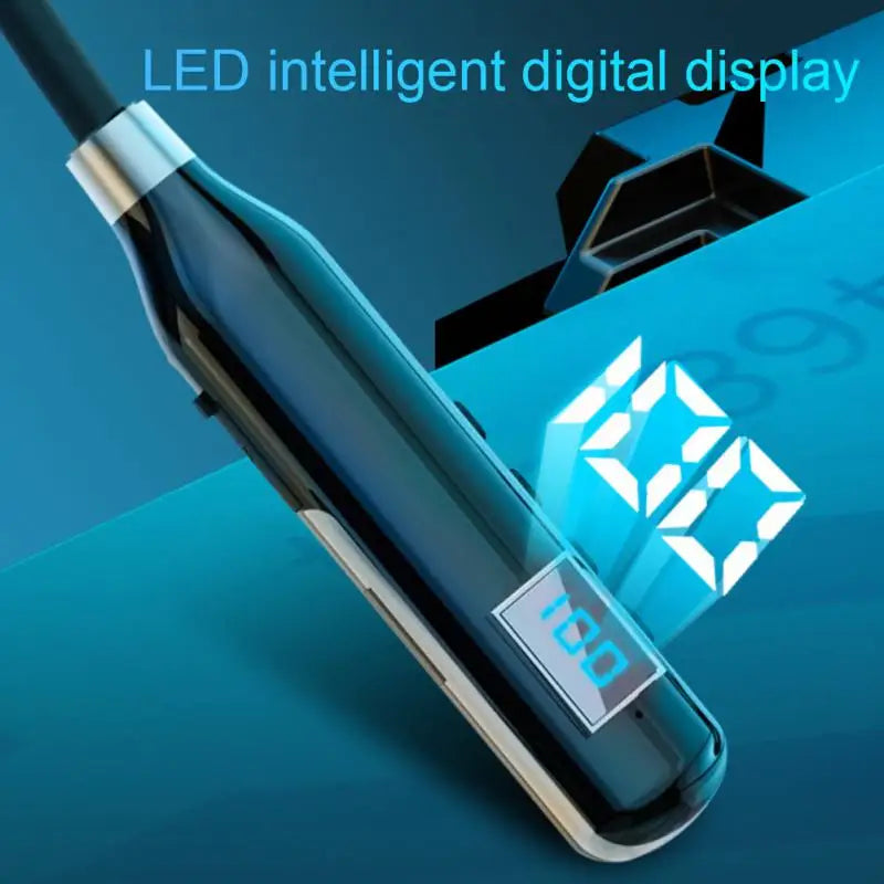 BT-100 Bluetooth-compatible Magnetic Neckband Headphone IPX3 Waterproof Sport Headset TWS Wireless Earphone Noise Cancelling