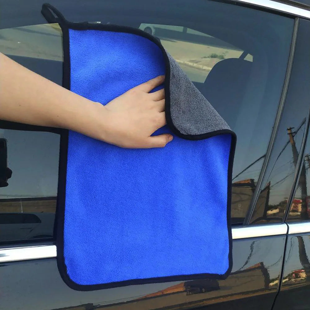 Microfiber Cleaning Towel Extra Soft Super Absorbent Car Cleaning Cloth Professional Detailing Car Drying Towel Wash Accessories