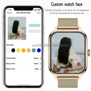 Hot Trend Vault smartwatch with 1.83-inch HD display showing Bluetooth call alerts and music controls for Android and iOS.