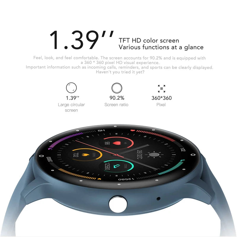 Hot Trend Vault men's smart watch with full touch screen, heart rate monitor, Bluetooth calling, and ultra-light fitness tracking accessory.