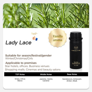 Namstecar perfume fragrance oil 100ml for home diffuser with four 5ml scent samples, from Hot Trend Vault.