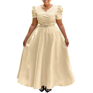 Elegant A Line Women Dresses Office Ladies Classy Business Party Modest Classy Church Event Birthday Wedding Guest Female Gowns