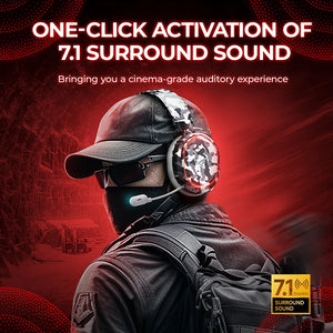 Picun G2 Wireless Gaming Headset Bluetooth 2.4G Headphones 7.1 Surround 5ms Low Latency ENC Mic for PC PS4 PS5 Phone Switch