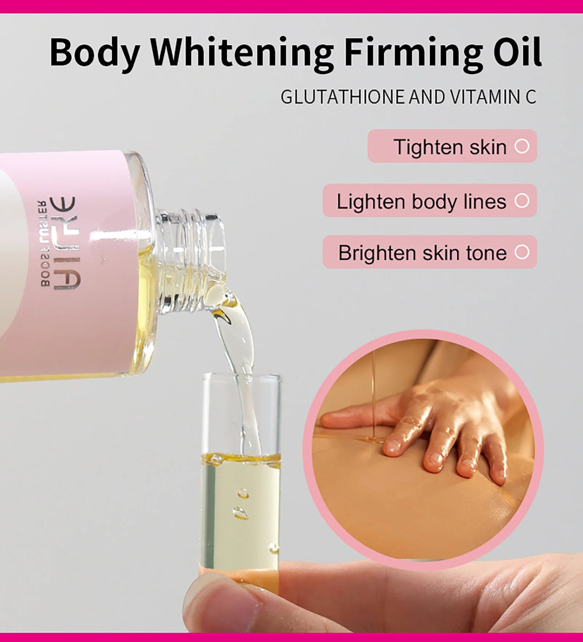 AILKE whitening skin care set for women featuring brightening, hydrating products with organic vitamin C for radiant skin.