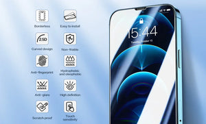 SmartDevil 2/3 pcs Screen Protector HD for iPhone 17 Pro max 17 Air 16 Anti-fingerprint Tempered Glass Film for iPhone 16 Pro 15