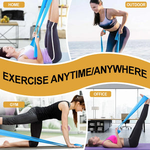 Hot Trend Vault resistance bands set for home fitness and rehab, elastic exercise bands for yoga, Pilates, and gym workouts.