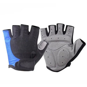 Half Finger Cycling Gloves Men Women Anti Slip Shock Breathable Summer Bicycle Gloves Fingerless Sports Gym Training Bike Gloves
