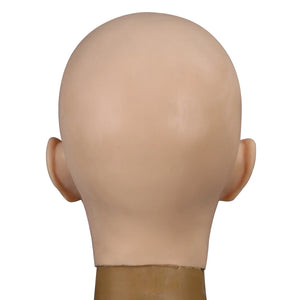 Silicone Female Mask Headgear Hoods pretty girl face mask spoof props for Cosplay Crossdresser women men transgender
