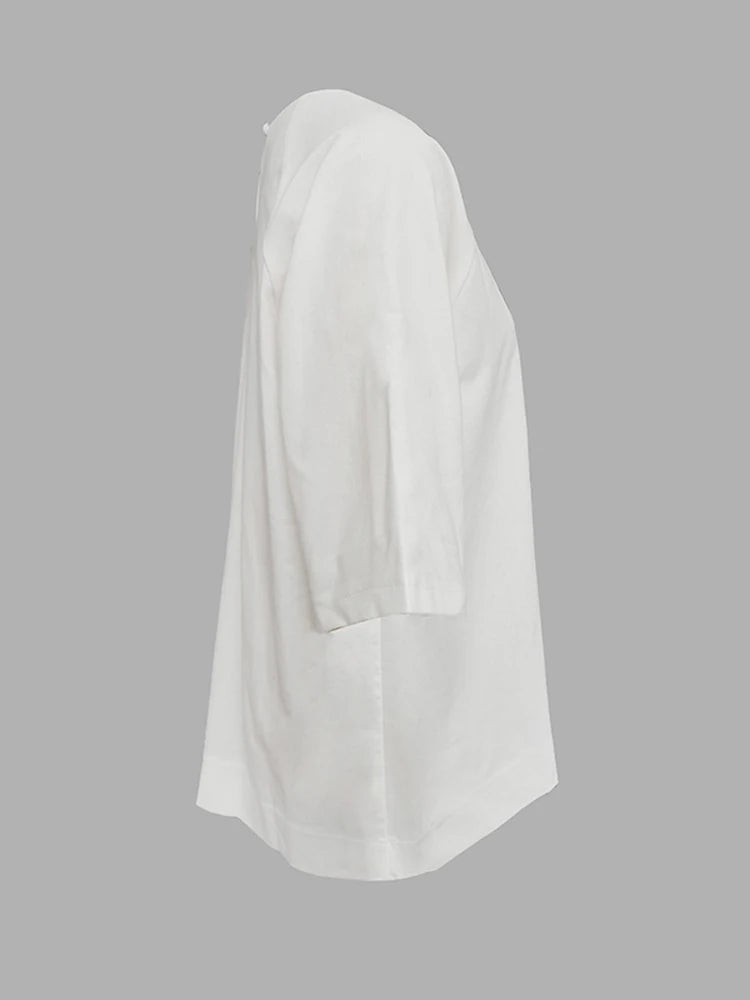 Women Summer Fashion Solid Color Round-Neck Linen T-Shirts Simple Half Sleeves Loose Casual Going Out Tops 2025 New