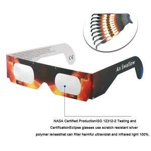 Solar Eclipse Glasses CE and ISO Certified Paper Glasses Are Safe To Look Directly At The Sun Andare Shipped Randomly