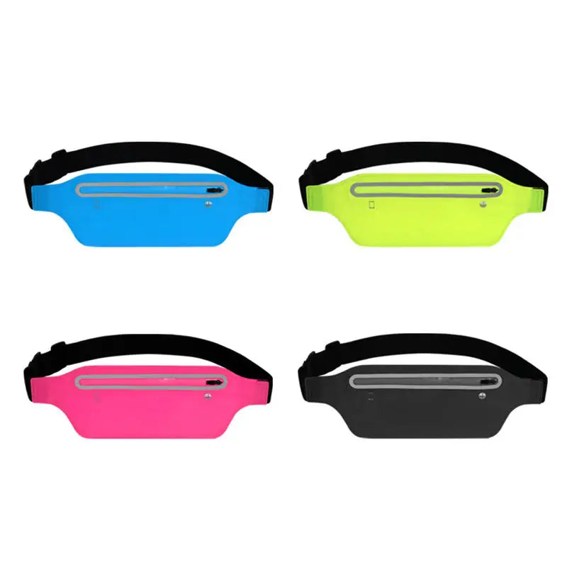 Running Belt Waist Bag Sports Fanny Pack Women Men Waterproof Gym Phone Pouch Banana Bags Run Accessories