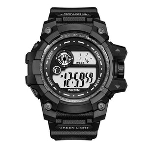 Hot Trend Vault men's LED digital watch with luminous display, waterproof sport design, military style, and date function.