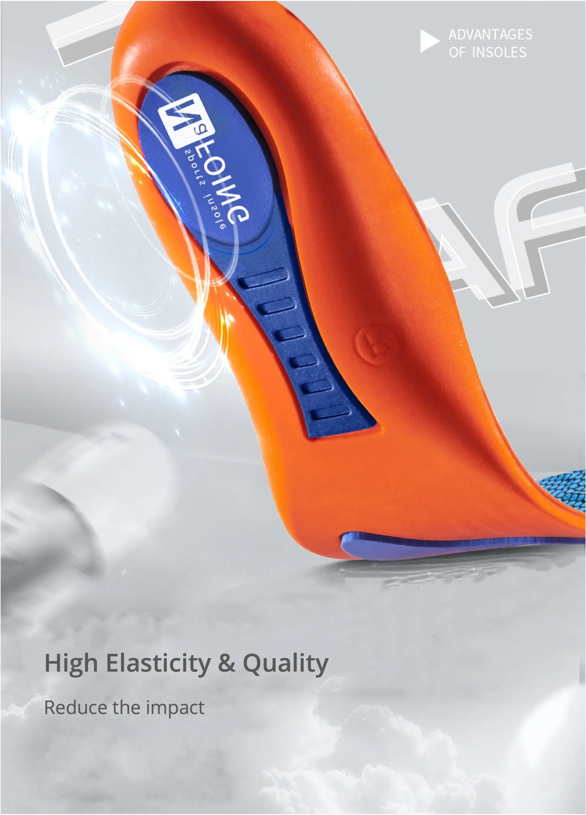 Sport Orthopedic Insoles for Feet Men Women EVA Breathable Shock Absorption Shoes Insole for Running Basketball Sport Care Pads