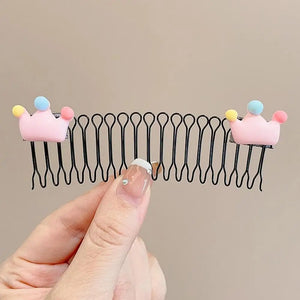 Hot Trend Vault flower crown hair comb clips for bun styling, strong hold hairpins for women and girls, decorative hair accessories.