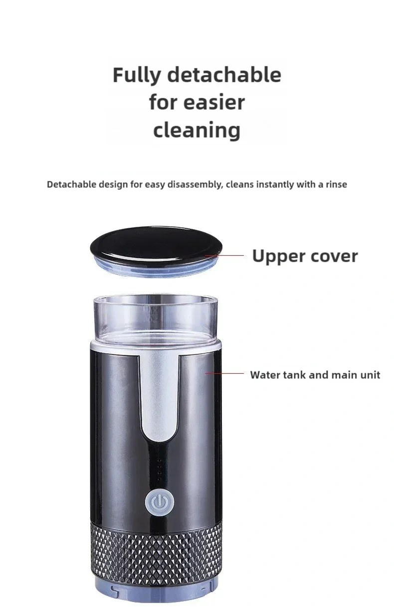 Portable Coffee Maker Electric Capsule Grind-and-Brew Coffee Maker Suitable for Ground Coffee and K-Cup Large Coffee Pods