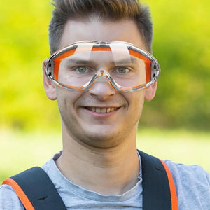 Construction Goggles For Men Angle Grinder Goggles Anti-Fog Woodworking Eyewear Anti-Splash Welding Safety Glasses Dustproof For