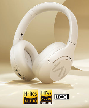 HAYLOU S30 Wireless Bluetooth 5.4 Headphones 43dB Adaptive Noise Cancelling Headsets 40mm Driver 80H Playtime Earphones