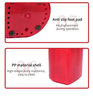Hot Trend Vault hot air popcorn maker, portable automatic home popcorn popper with no oil, shown on a countertop.