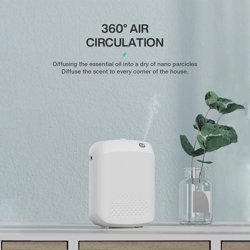 Hot Trend Vault LuxPerfume essential oil diffuser, 400ml wall-mounted hotel diffuser with sleek design and modern finish.