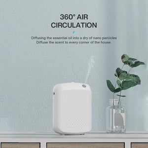 Hot Trend Vault LuxPerfume essential oil diffuser, 400ml wall-mounted hotel diffuser with sleek design and modern finish.