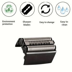 Dutrieux Premium Braun Series 5 replacement shaver head for men, compatible with Braun Series 5 electric shavers.