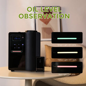 LuxPerfume Bluetooth app-controlled aroma diffuser with 200ml aluminum body from Hot Trend Vault.