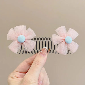 Hot Trend Vault flower crown hair comb clips for bun styling, strong hold hairpins for women and girls, decorative hair accessories