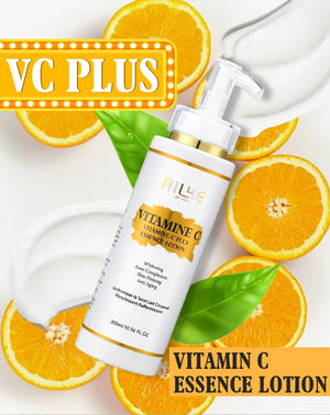 Hot Trend Vault AILKE whitening skin care kit with vitamin C for brightening, unisex skincare set in a sleek container.