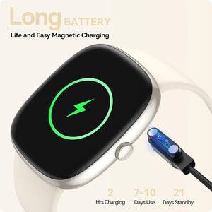 Smart Watches for Men Women  Sleep Tracking, 46mm 1.3oz Step Calorie Counter Fitness Watch Activity Trackers Pedometer forAndro